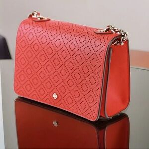 NWT TORY BURCH PERFORATED CROSSBODY BAG